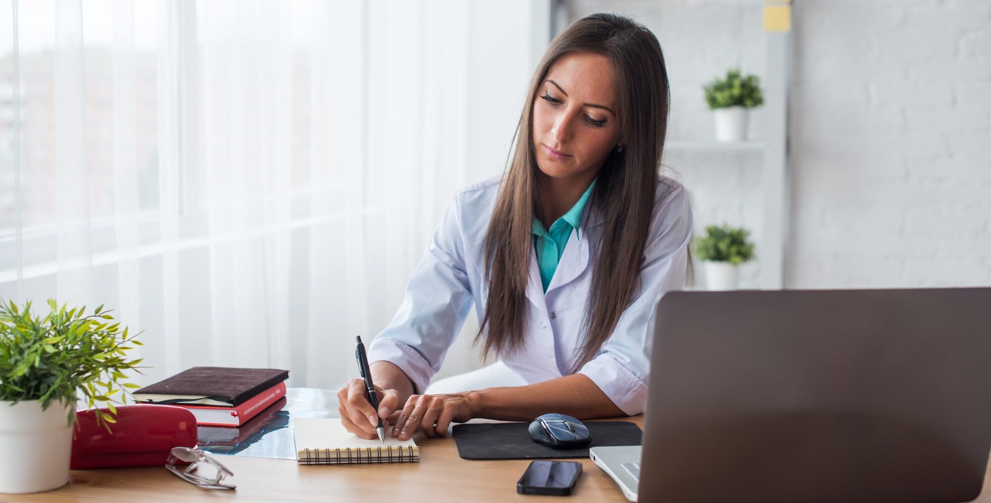 Portrait of Physician Doctor Working