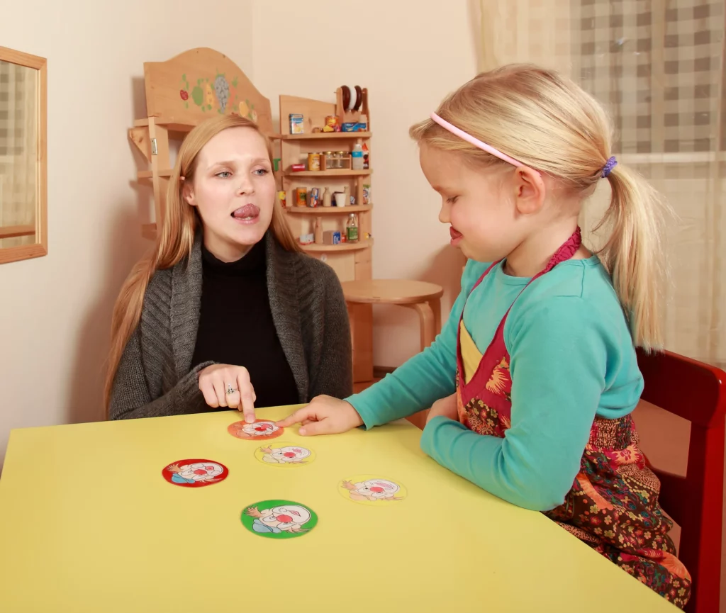 Kid Having Speech Therapy Session